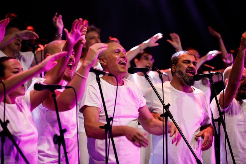 Le voci di LV Gospel Project durante un concerto